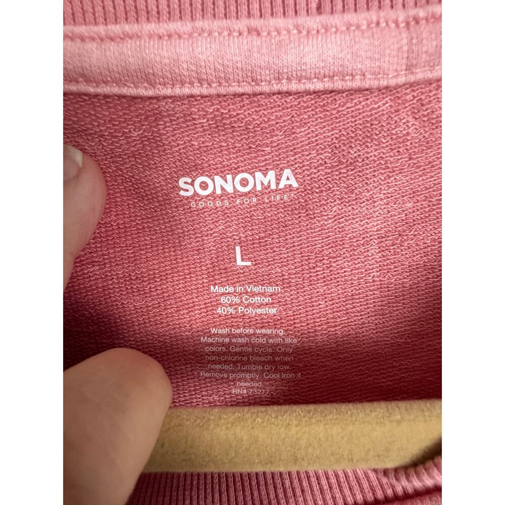 Cute Ruffle Sleeve Pink Tank Top Cottagecore Feminine Tee L Sonoma - Picture 4 of 8